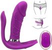 Adult Toy for Women Pleasure Licking Wearable Vibrator Smooth Flexible Silicone Wireless Remote Control Vibrating USB Rechargeable Massager for Woman