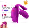 Adult Toy for Women Pleasure Licking Wearable Vibrator Smooth Flexible Silicone Wireless Remote Control Vibrating USB Rechargeable Massager for Woman