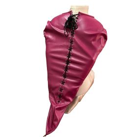 Restraint Clothes Single Gloves Self-binding Supplies (Option: Rose red lace-L)