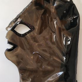 Home Fashion Minimalist Latex Head Cover (Option: Black-L)