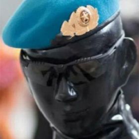 Natural Latex Head Cover Elastic Three-dimensional (Option: Black-Thin)