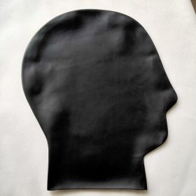 Latex Headgear Fun All-in-one Seamless Choking Mask (Option: Full head cover-L)